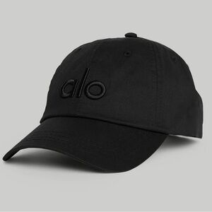 ALO Yoga Black Mesh-Back Cap